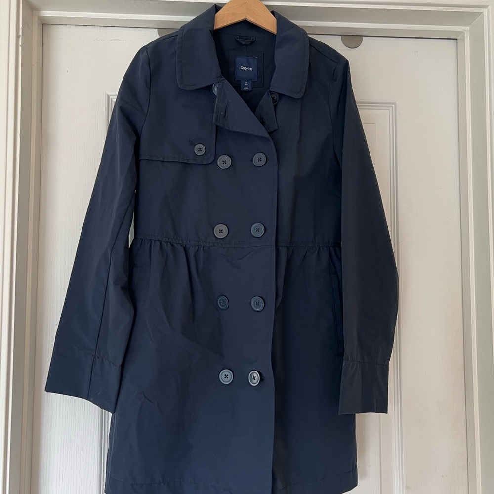 GapKids Girls XL (12) light weight trench coat double breasted